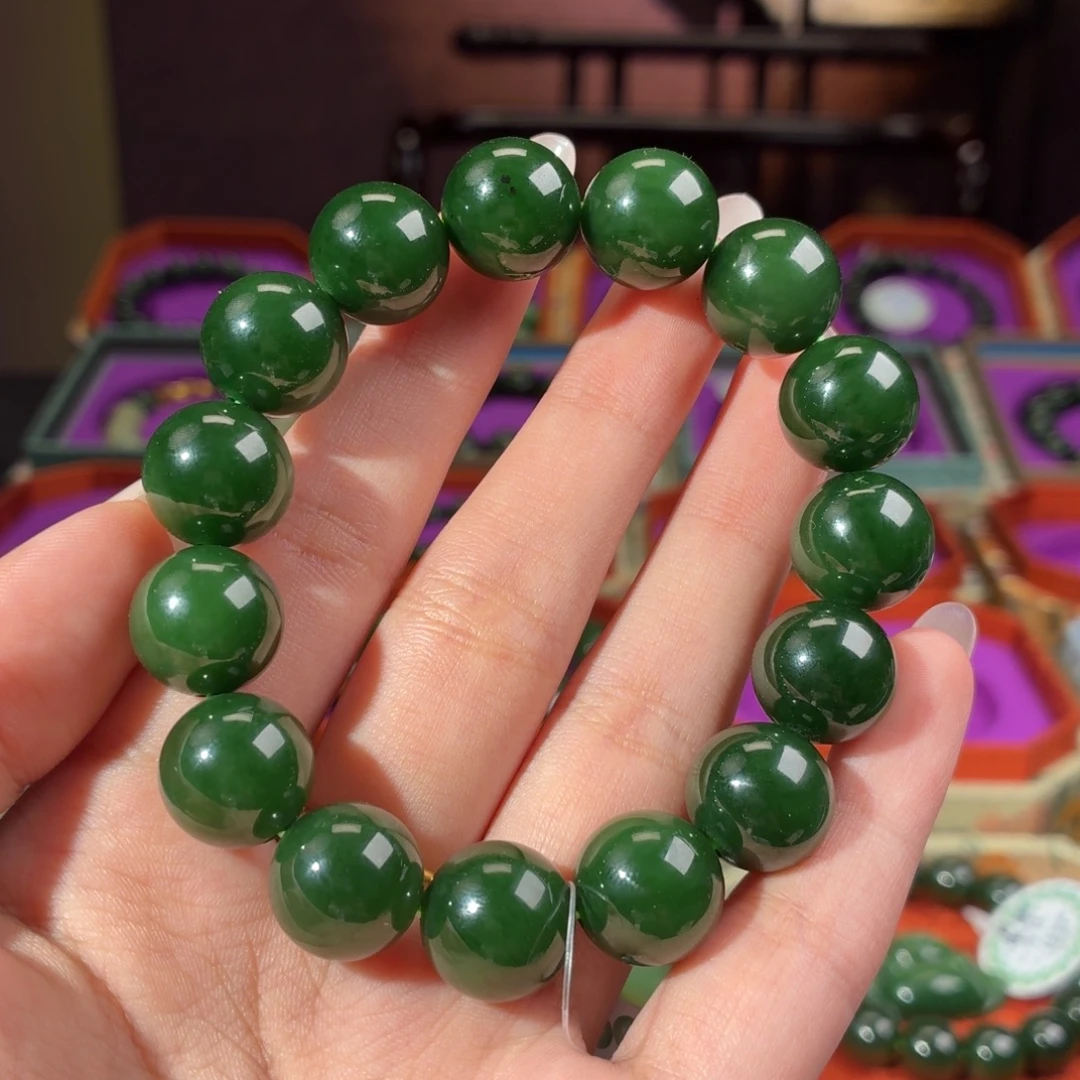 诸***遂和田玉（碧玉）未镶嵌手链