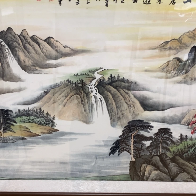 【闪购商品】国画手绘国画带框180.82