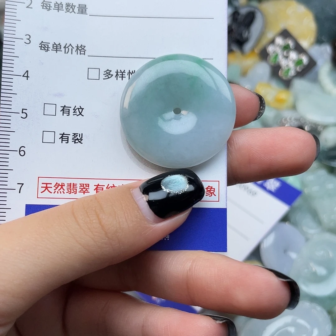翡翠未镶嵌颈饰851