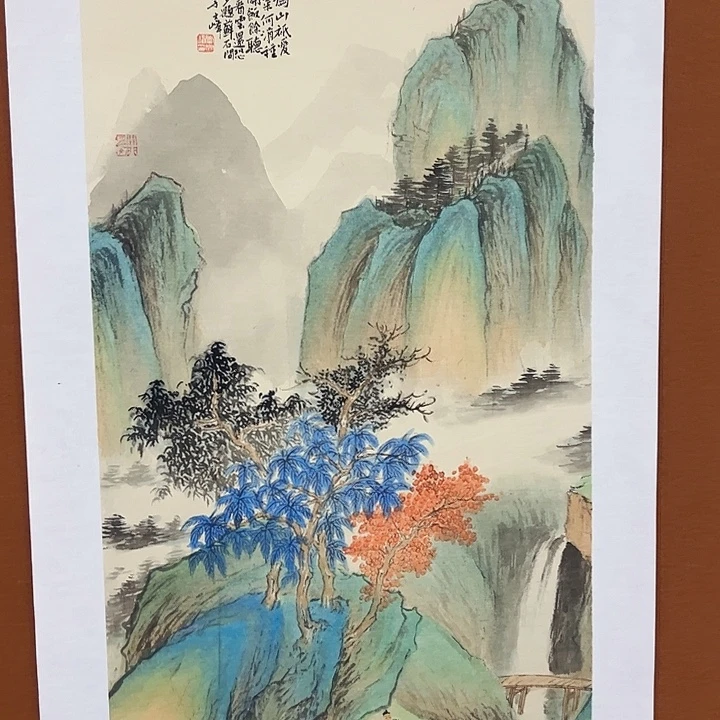 国画李文峰的画作
