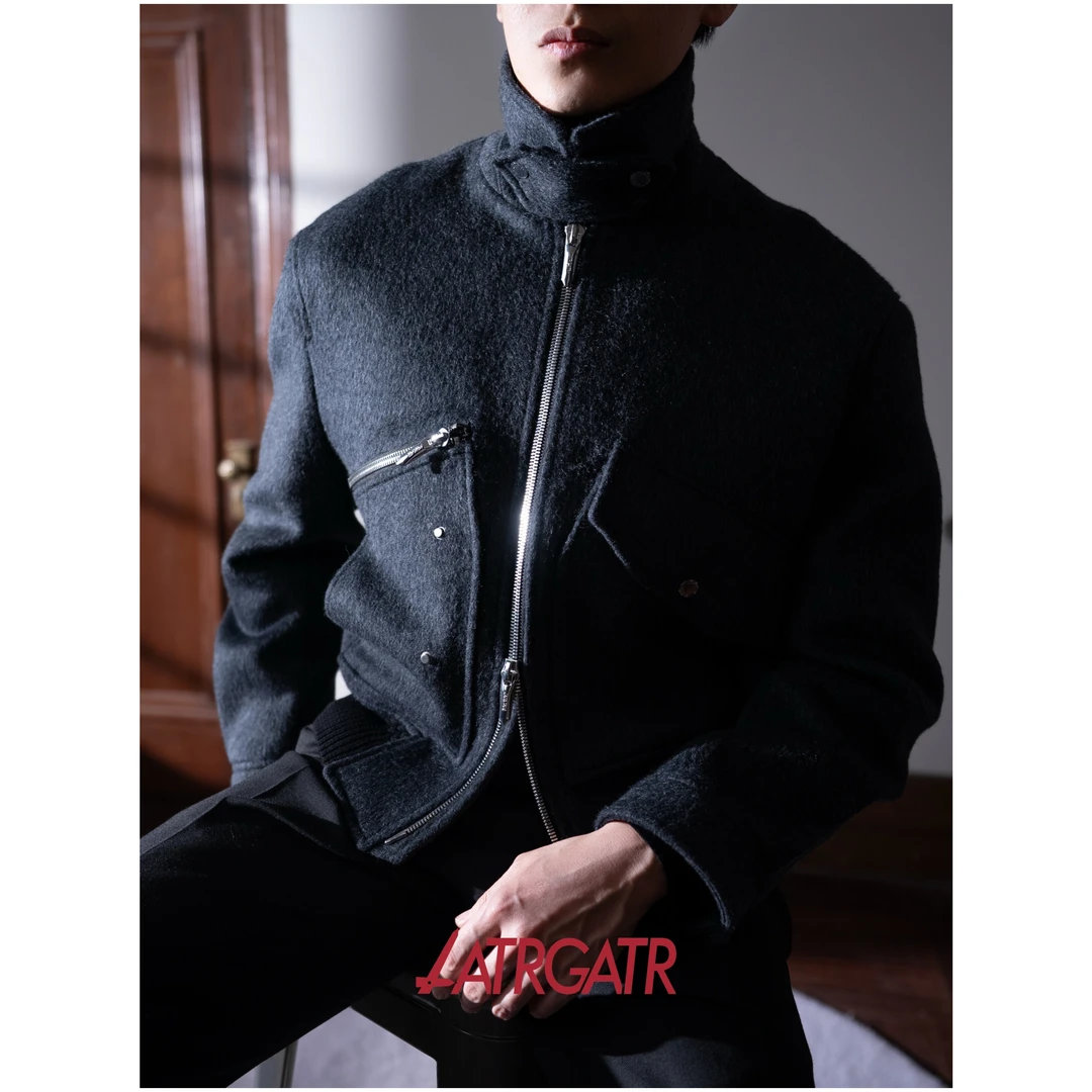 LATRGATR 指针链避难所夹克 100% 羊毛