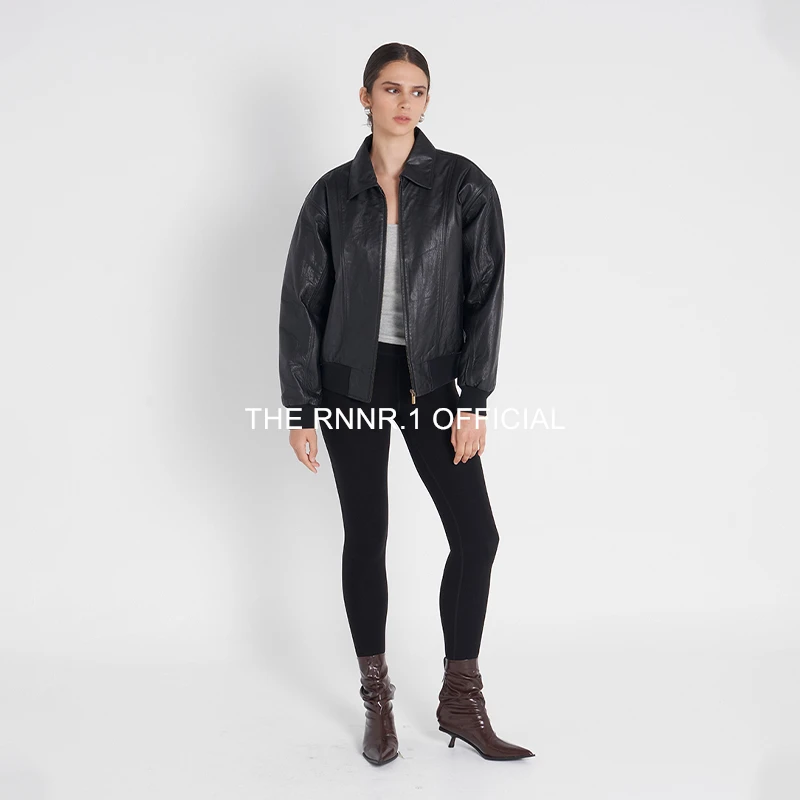 THE RNNR.1欧美 黑色 秋冬 帅气 皮衣