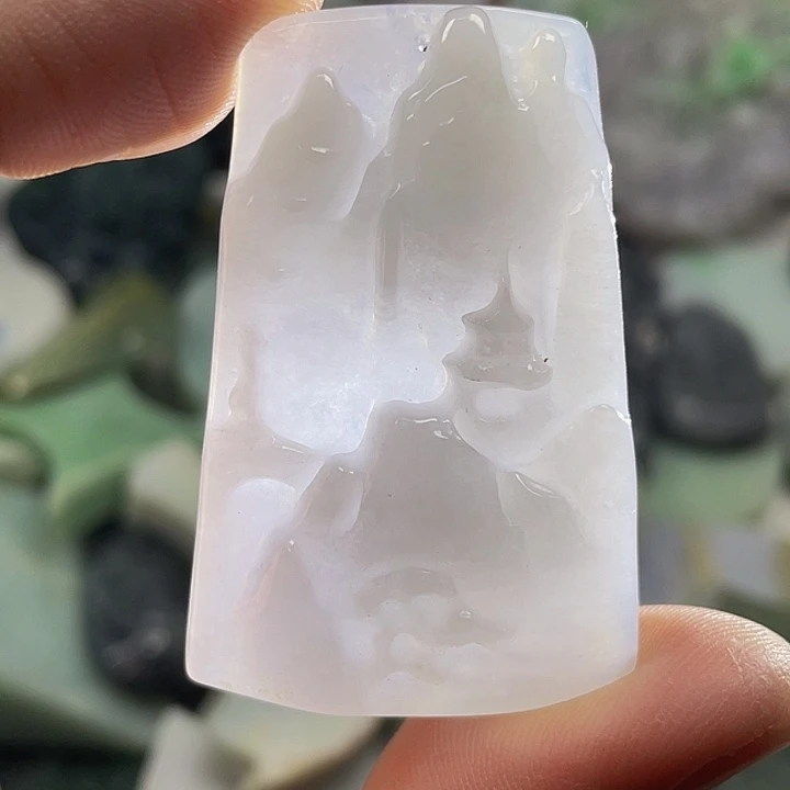 翡翠未镶嵌颈饰天然翡翠