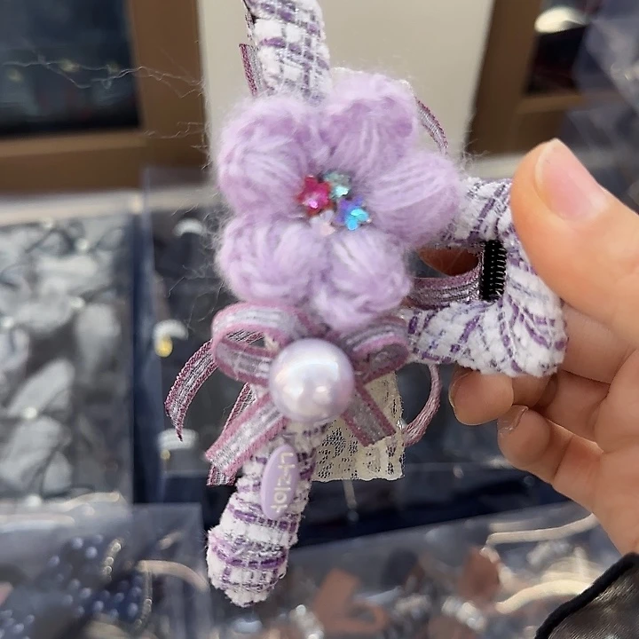 三醋酯纤维紫色抓-88