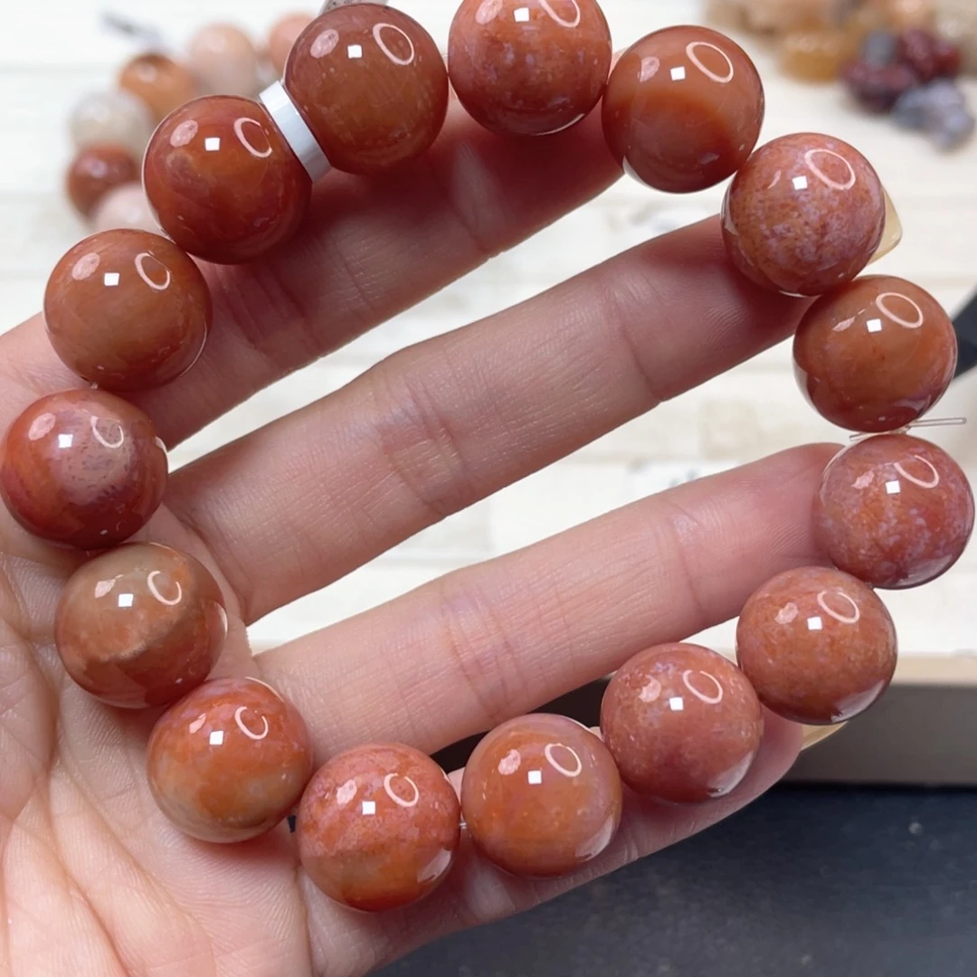 未镶嵌手串硅化玉欧*舞291