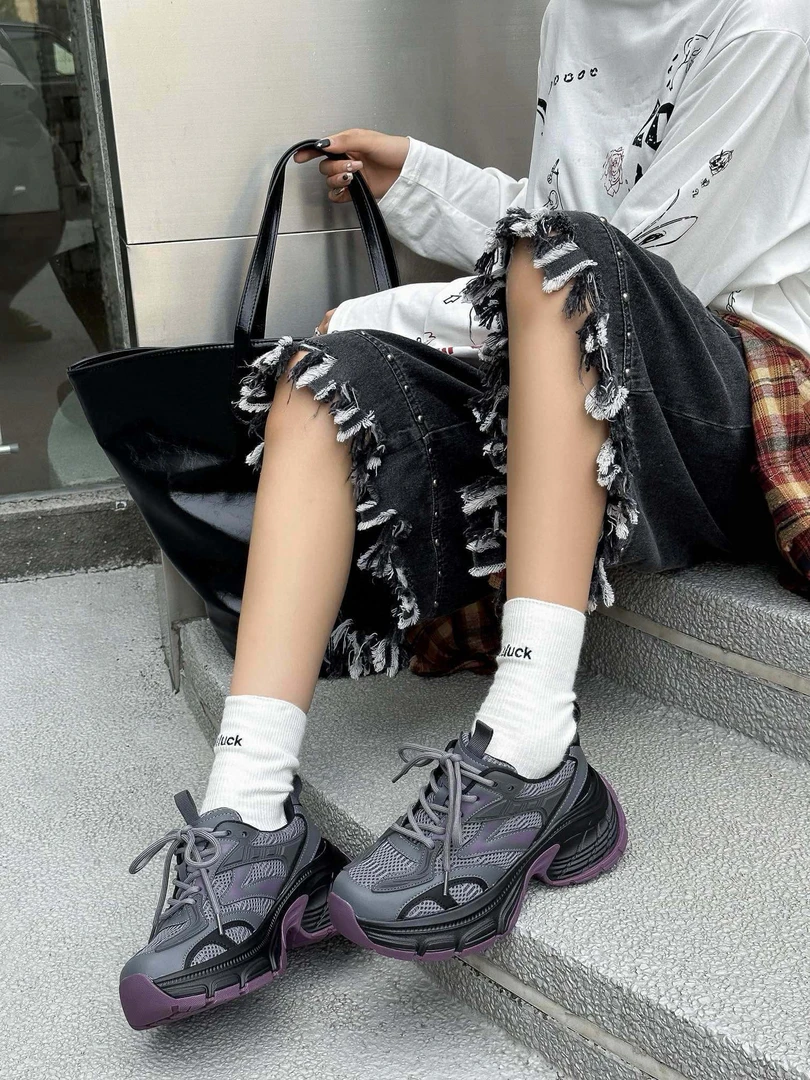 【九儿专属】老爹鞋增高运动鞋休闲厚底时尚休闲鞋99-3311