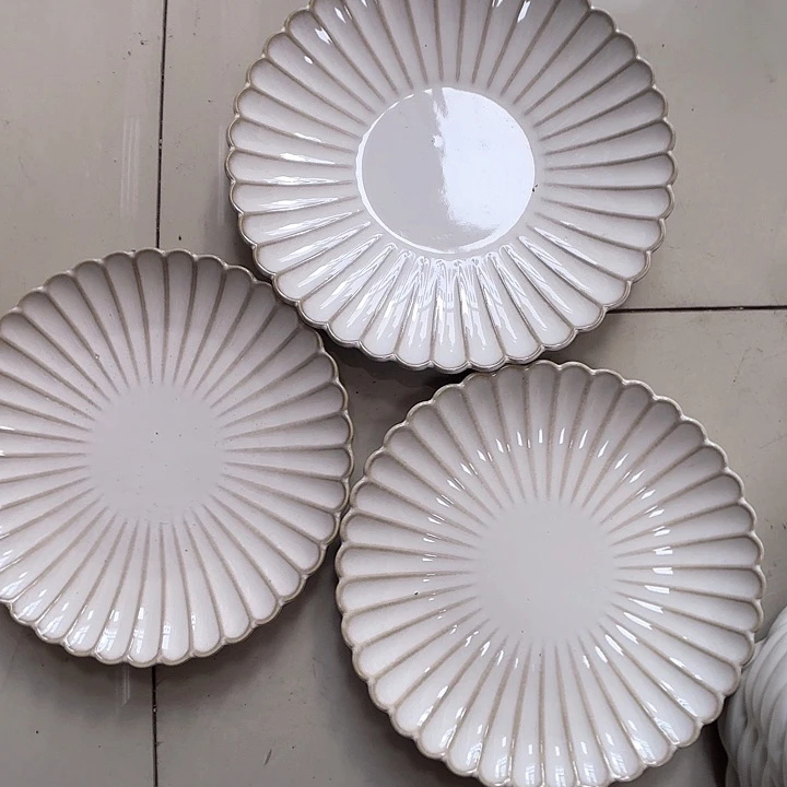 瓷片瑕疵特价陶瓷浅盘3