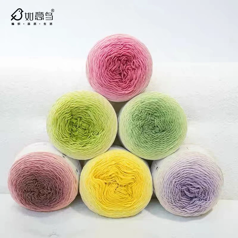 如意鸟轻岚五股230g手工编织帽子围巾衣服手编长绒毛线材料包用线