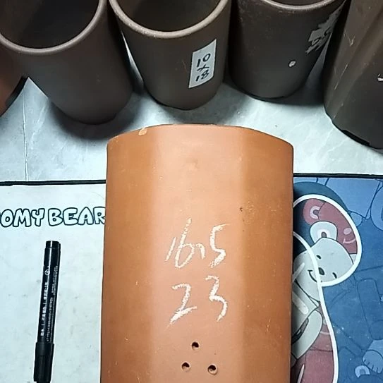 紫砂红泥八方一个