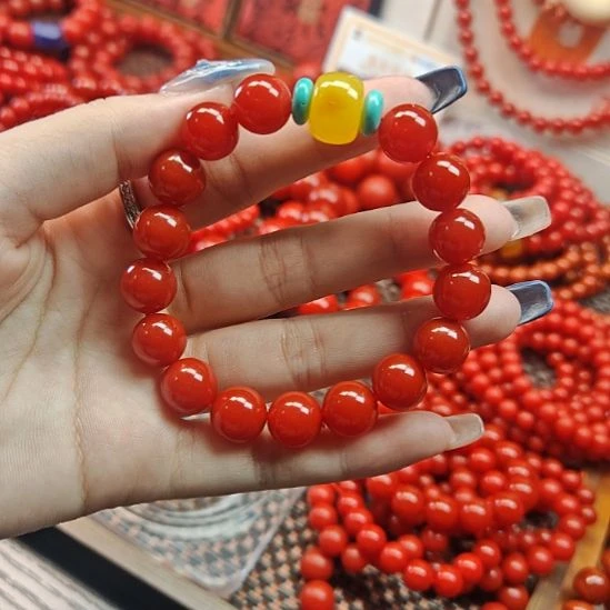 玛瑙/玉髓合金手链