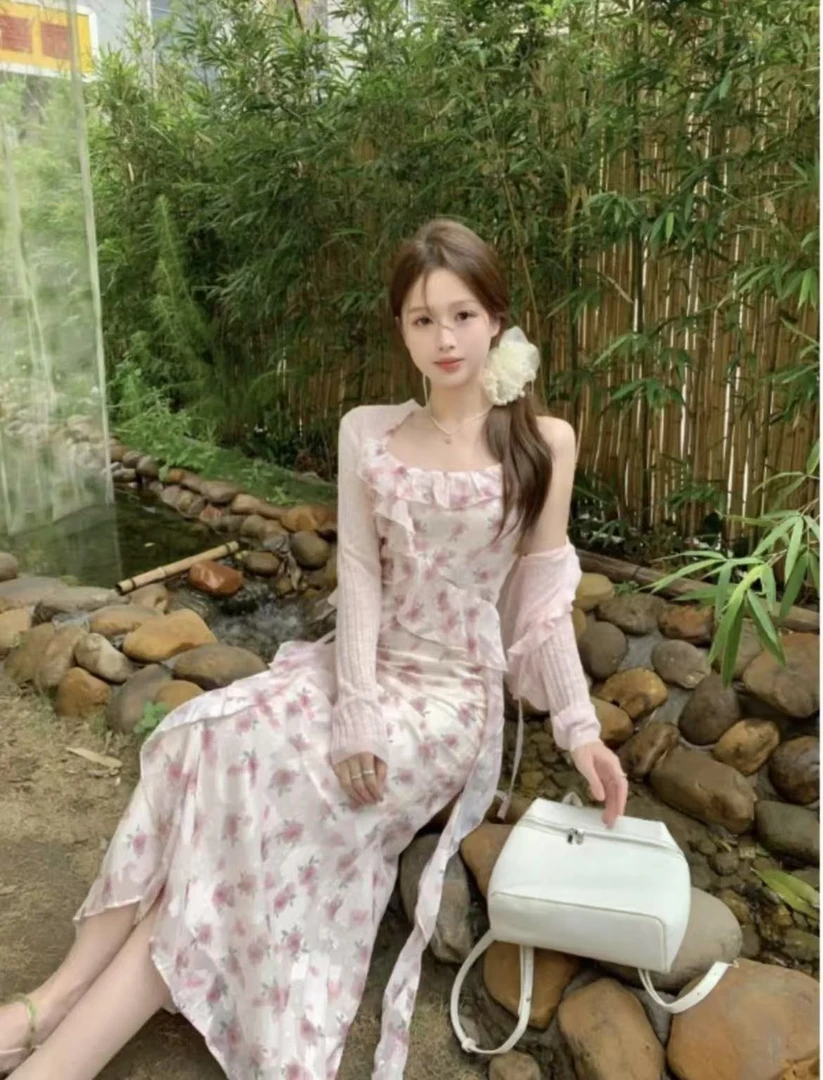 8128夏季新款女装吊带连衣裙