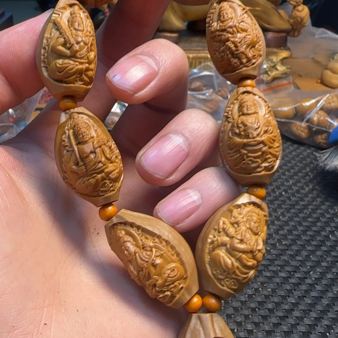 橄榄核手串/手链包衣八大护法