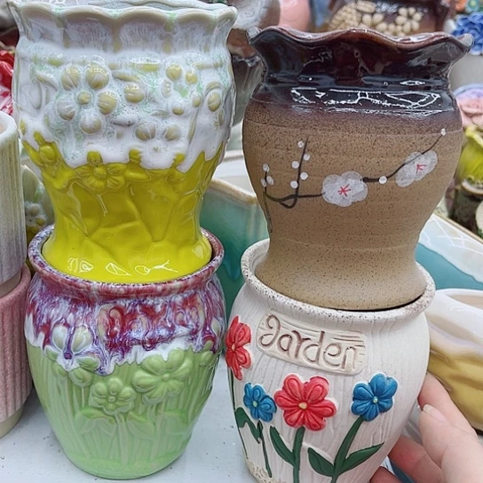 多肉绿植陶瓷花盆9.9包邮