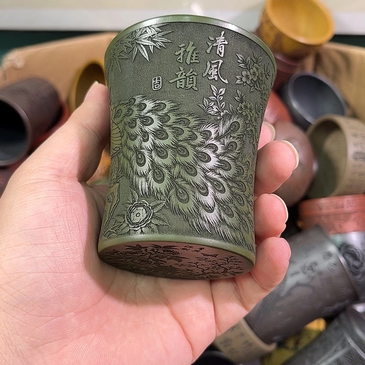 茶杯紫砂全手工紫砂主人杯