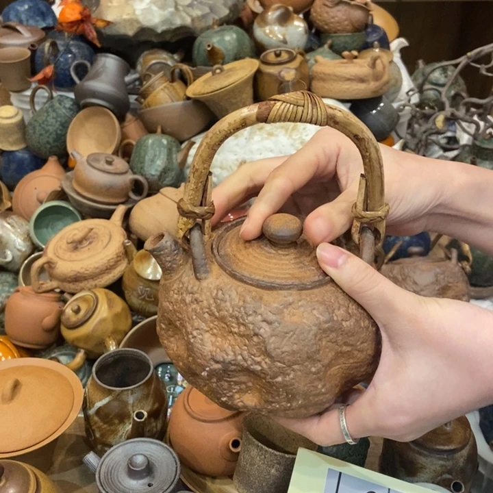 柴烧老岩泥高端茶器