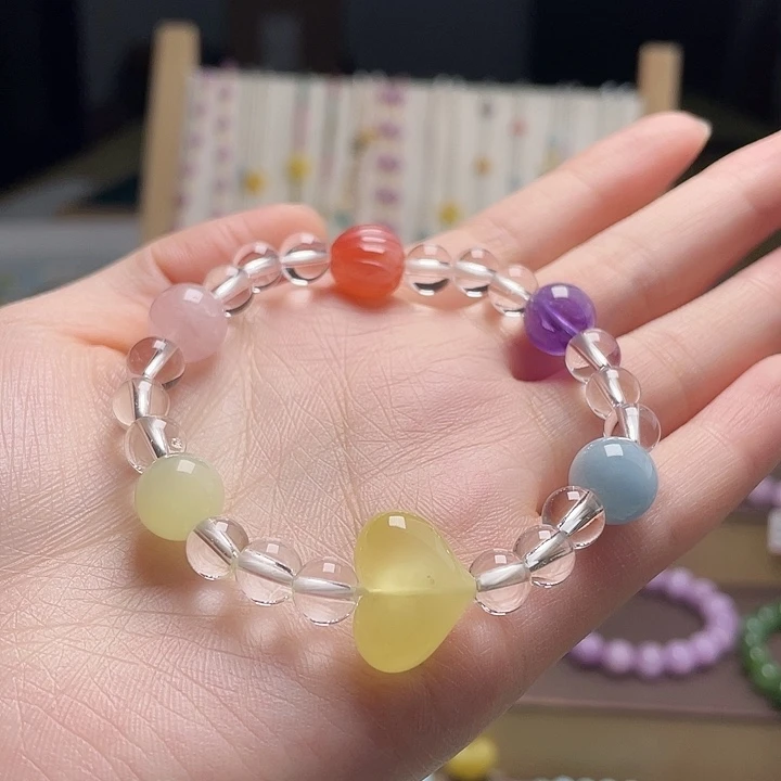 琥珀未镶嵌裸石琥珀手串