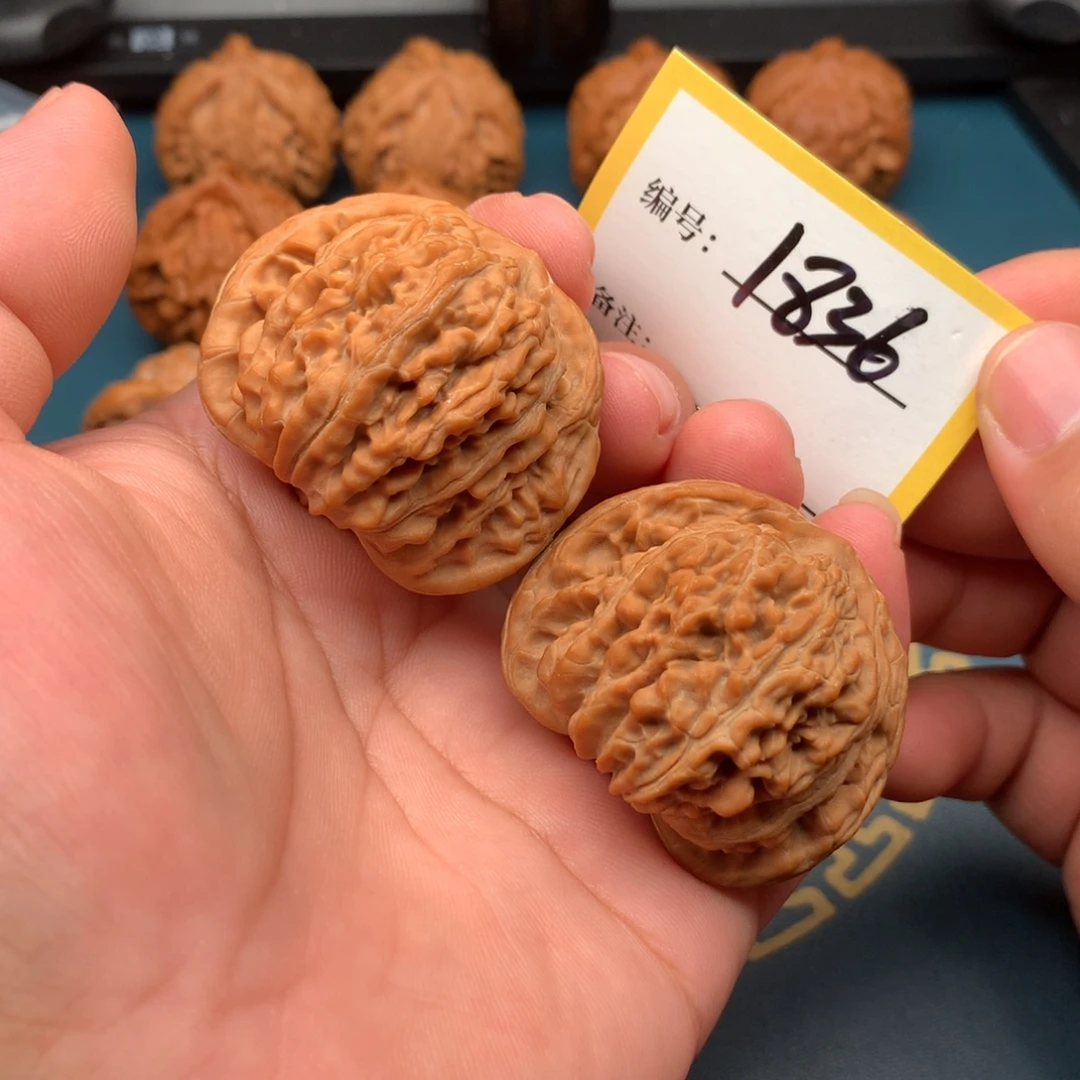 把件文玩核桃45全品四座楼1836