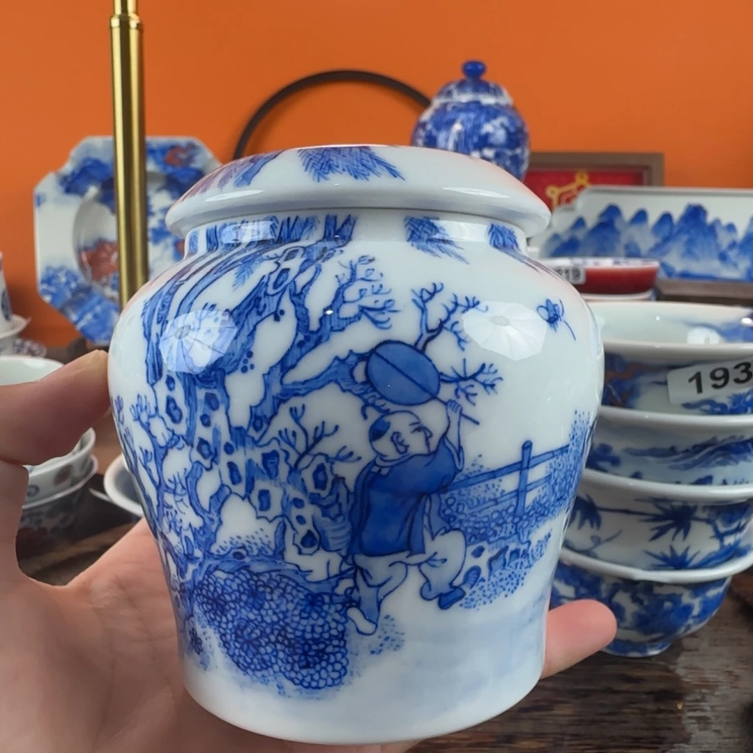 瓷片景德镇手绘青花瓷器194