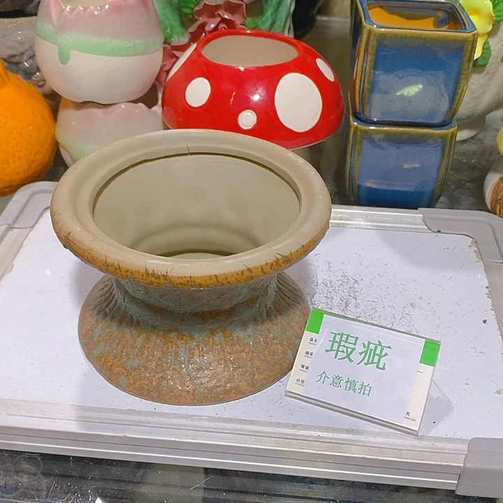 摆件水培瑕疵盆无孔