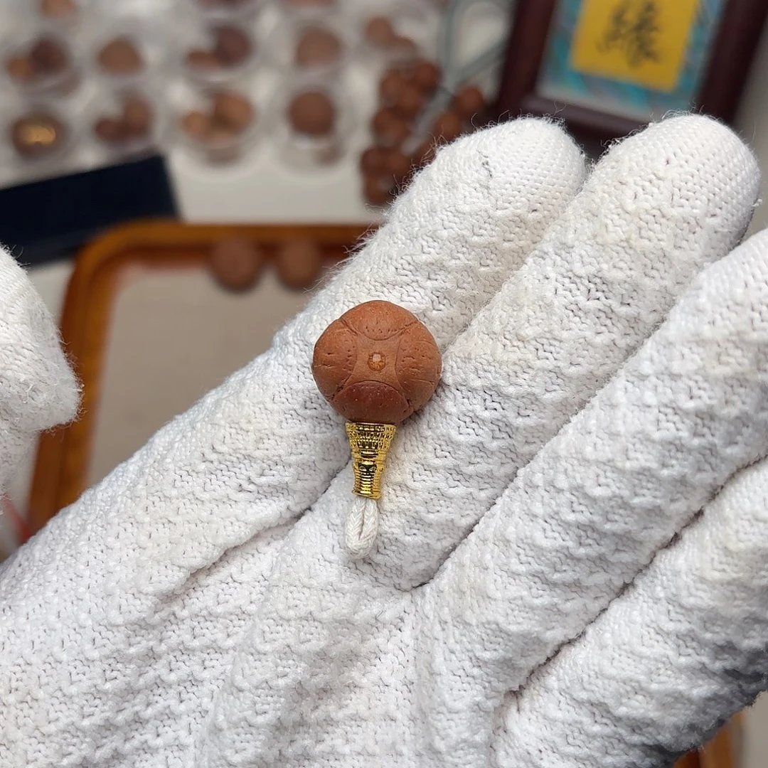 凤眼菩提手串麒麟三通17.4