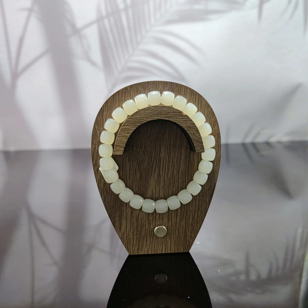 N和田玉桶珠手串（卡8）2271