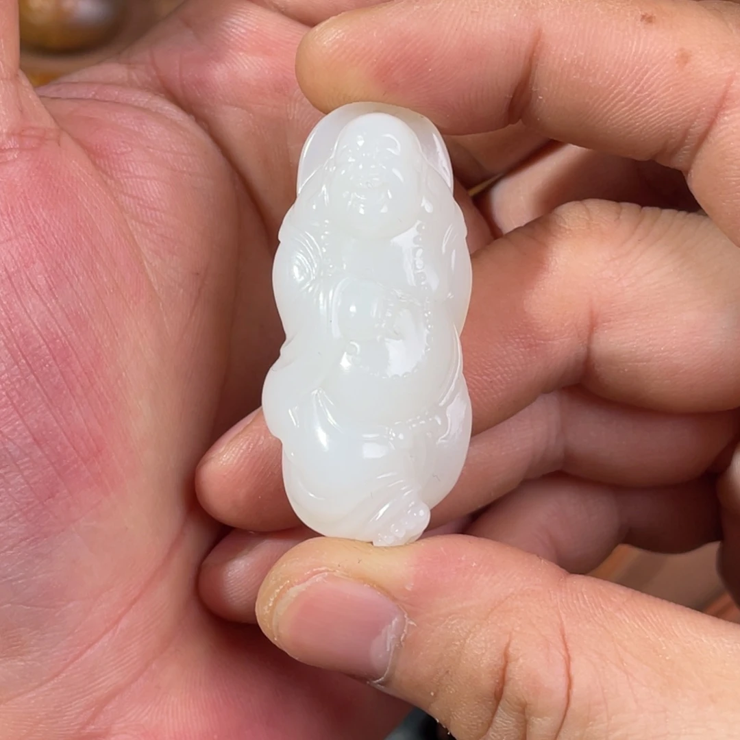 和田玉未镶嵌吊坠(不含链)