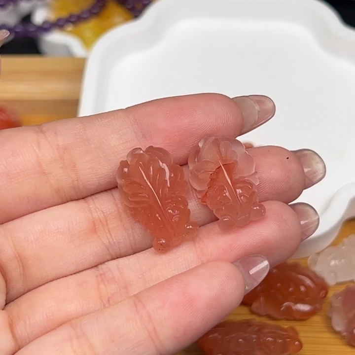 南红玛瑙未镶嵌吊坠(不含链)