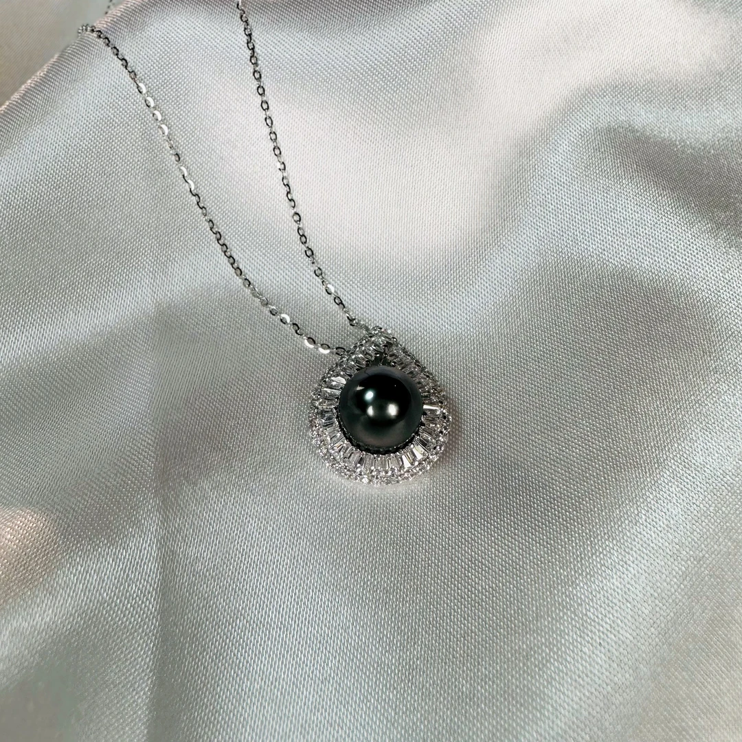 海水大溪地吊坠 8-9mm【885】