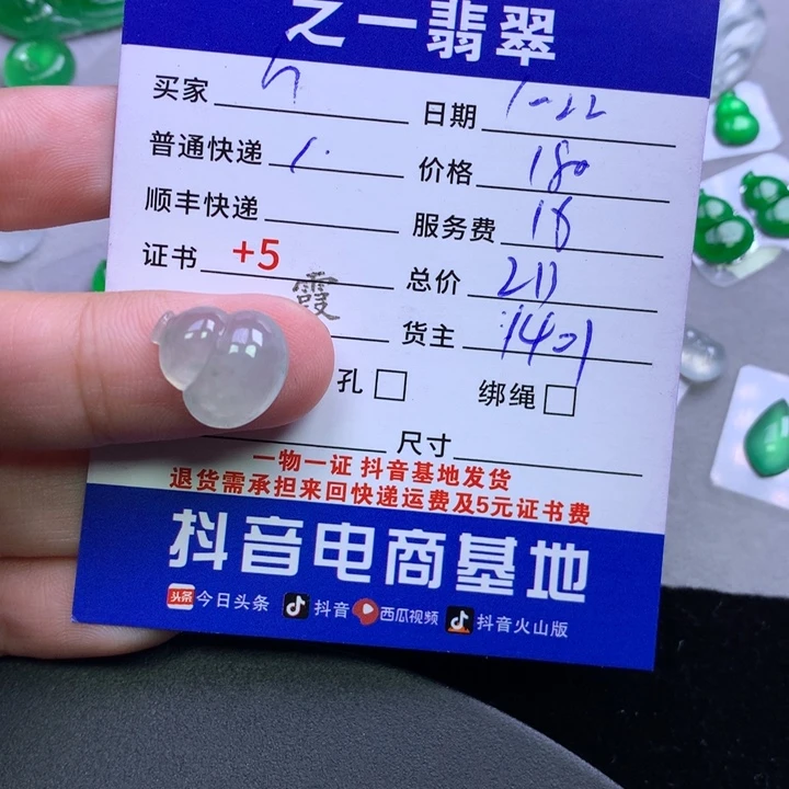 颈饰未镶嵌翡翠h***o