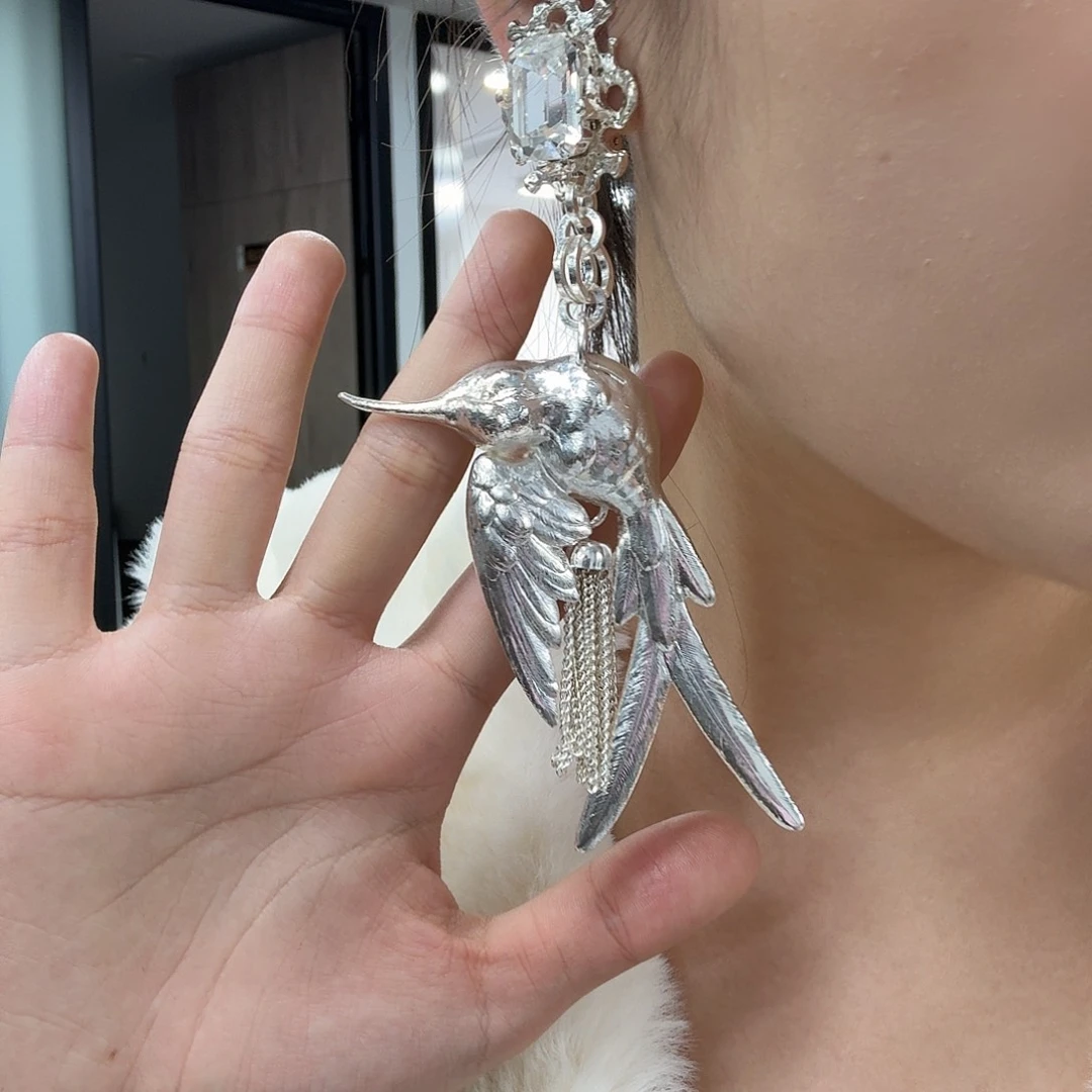 脆***贝琉璃合金玻璃合金Gavilane 耳夹 不退换