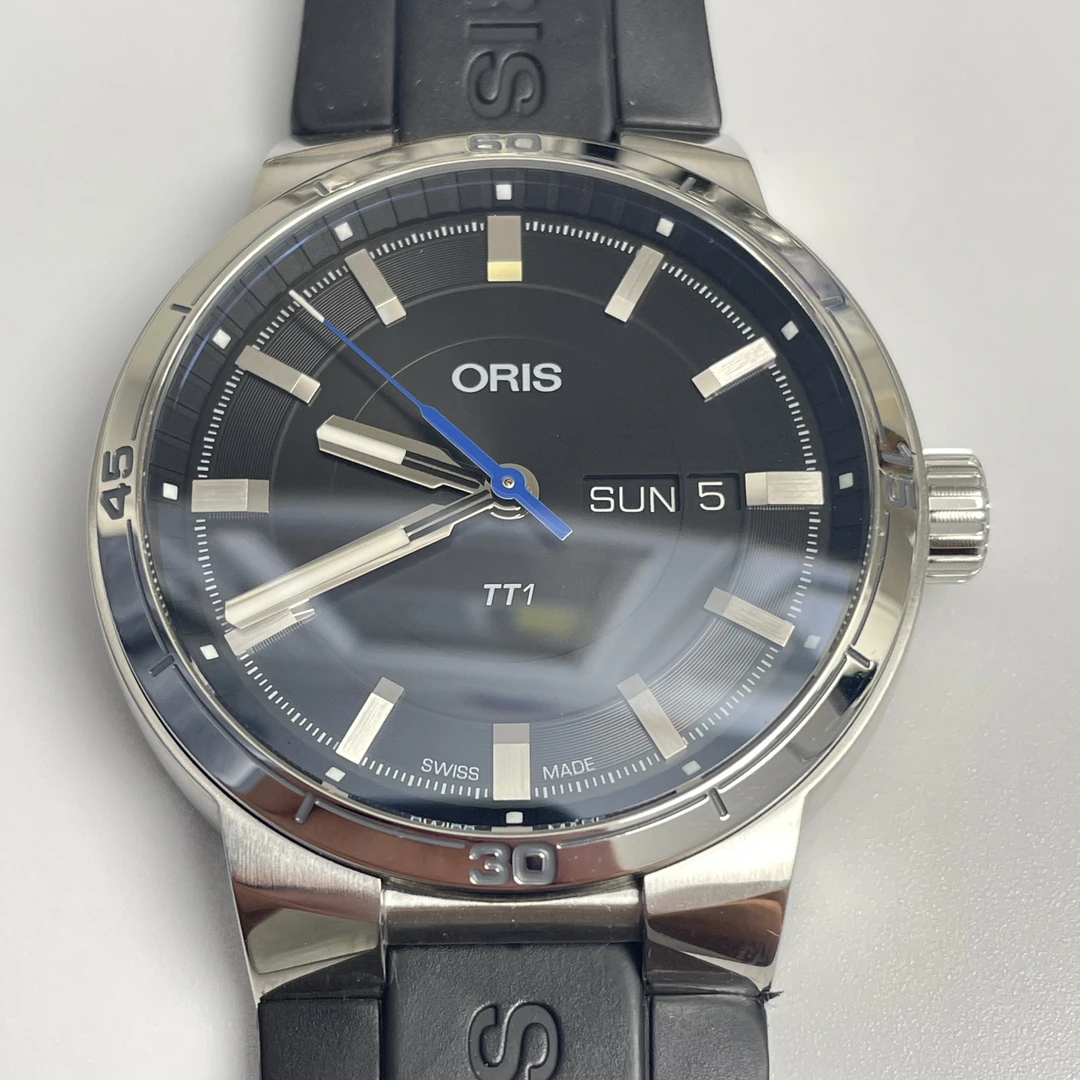 99新 Oris/豪利时 TT1系列/自动机械/精钢/42mm/单表