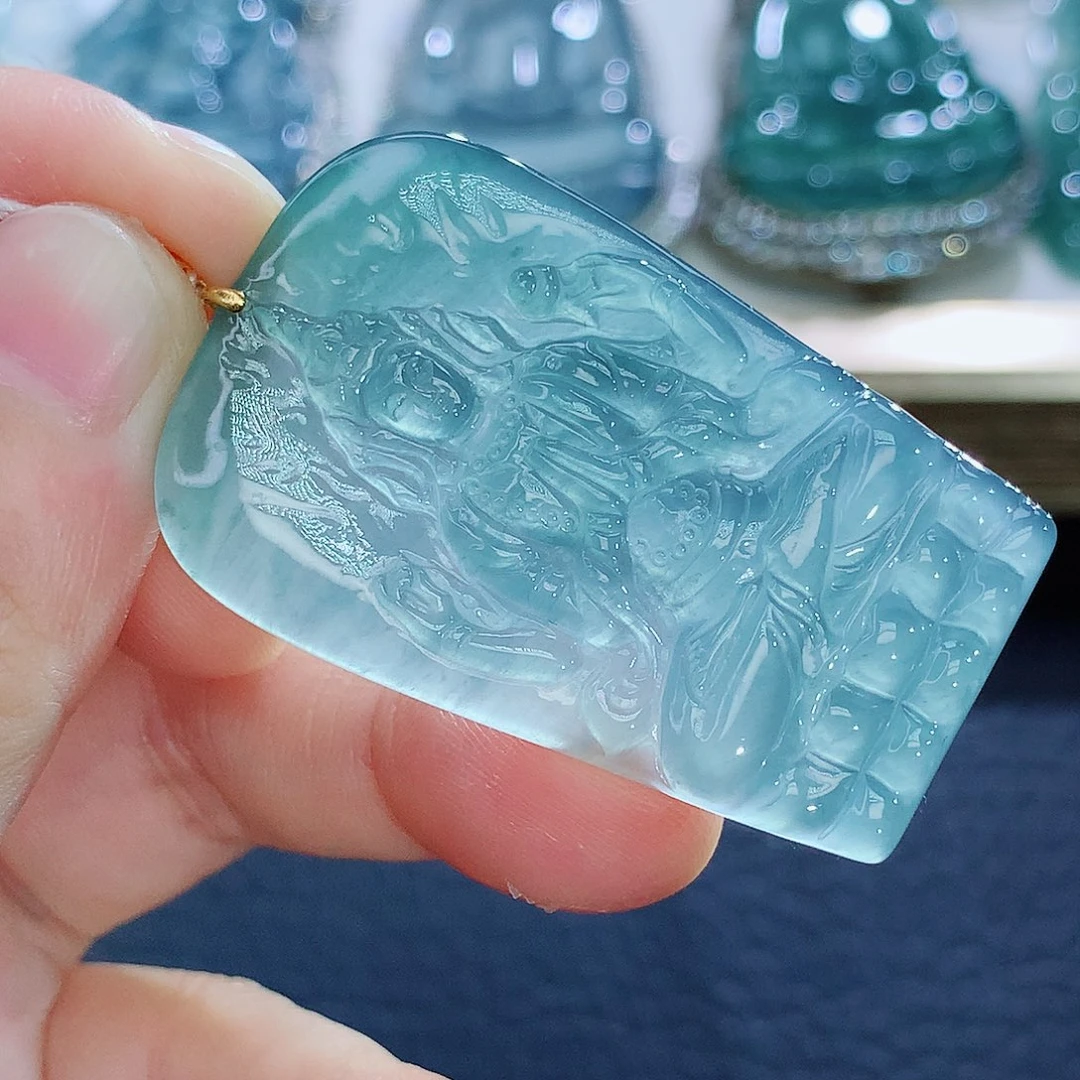 未镶嵌挂件翡翠翡翠