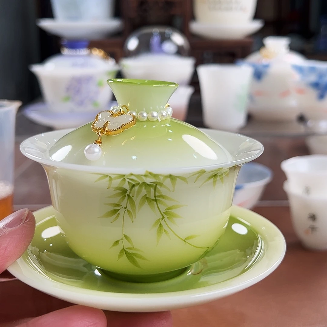 陶杯子璞玉陶瓷茶具分享给您