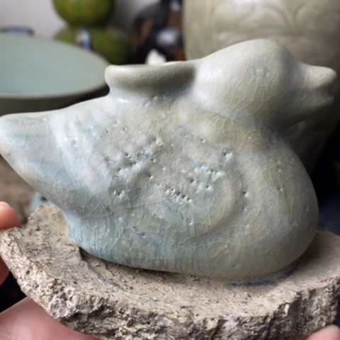 炉宝丰清凉寺汝窑残器