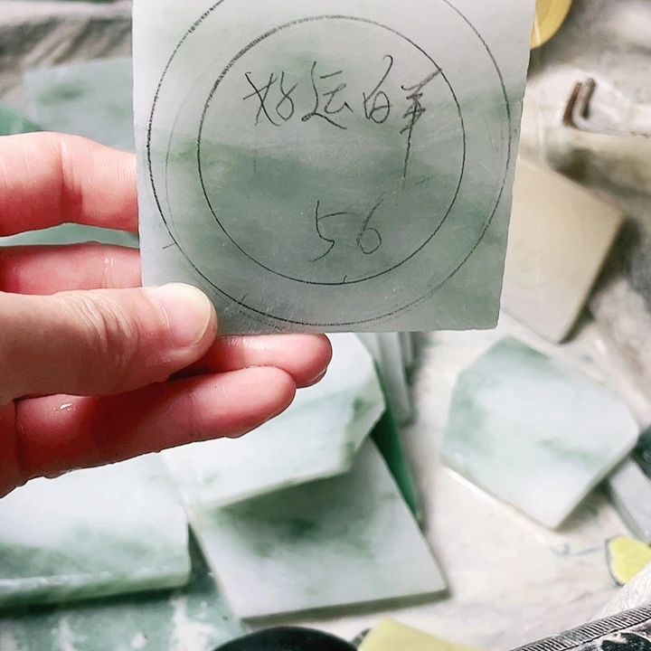 好***！定制石英质玉手镯56圈口