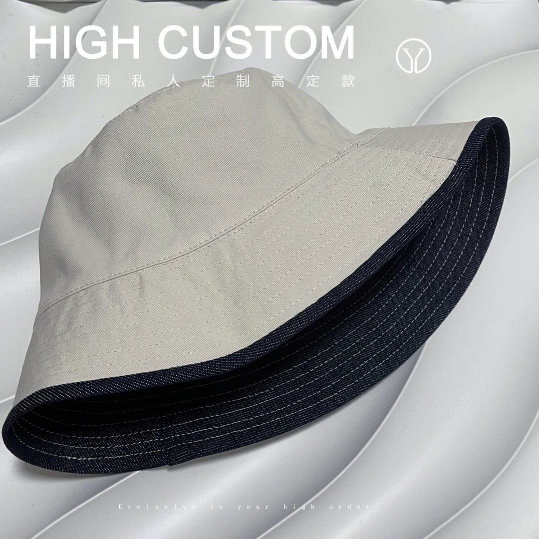 小香双面短檐渔夫帽