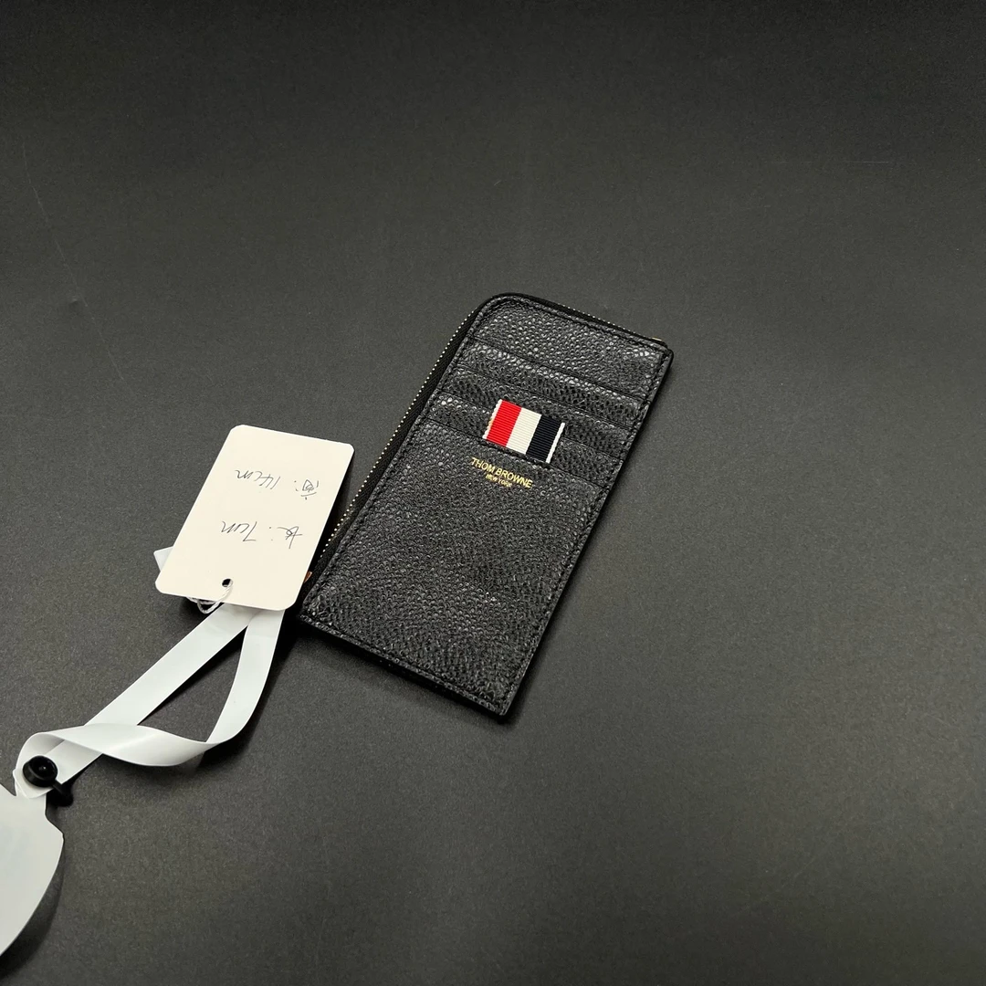未使用 THOMBROWNE jp711 黑色烫金卡包 016263