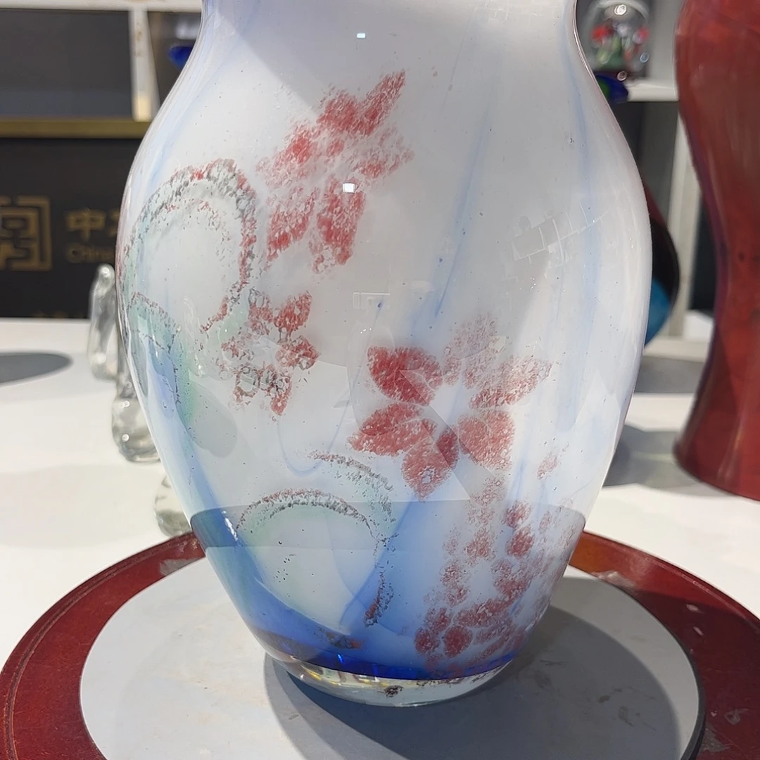 琉璃手工艺品纯手工琉璃瓶