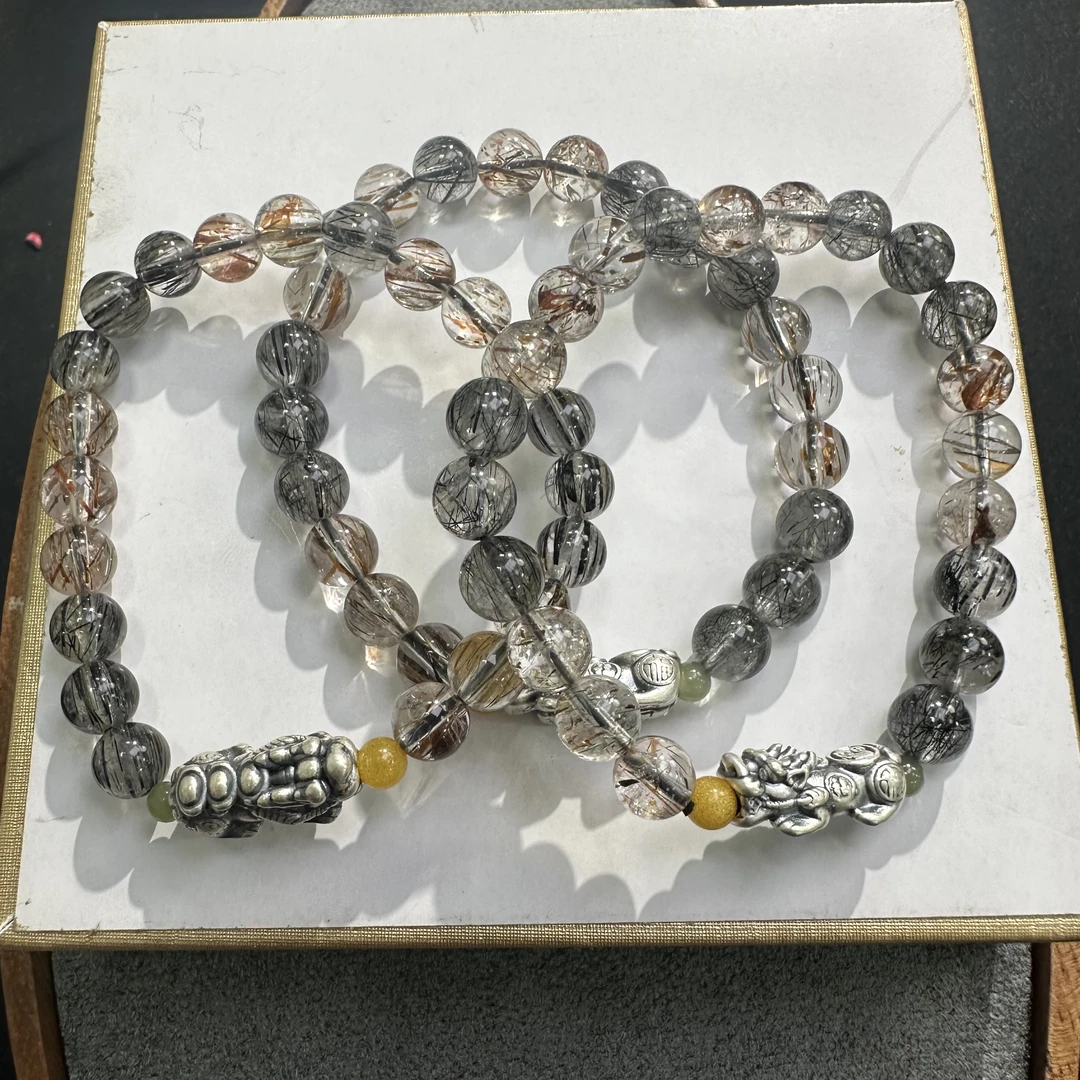 【小院甄选】原创黑金超单圈手链 多样性发一件 ZH737