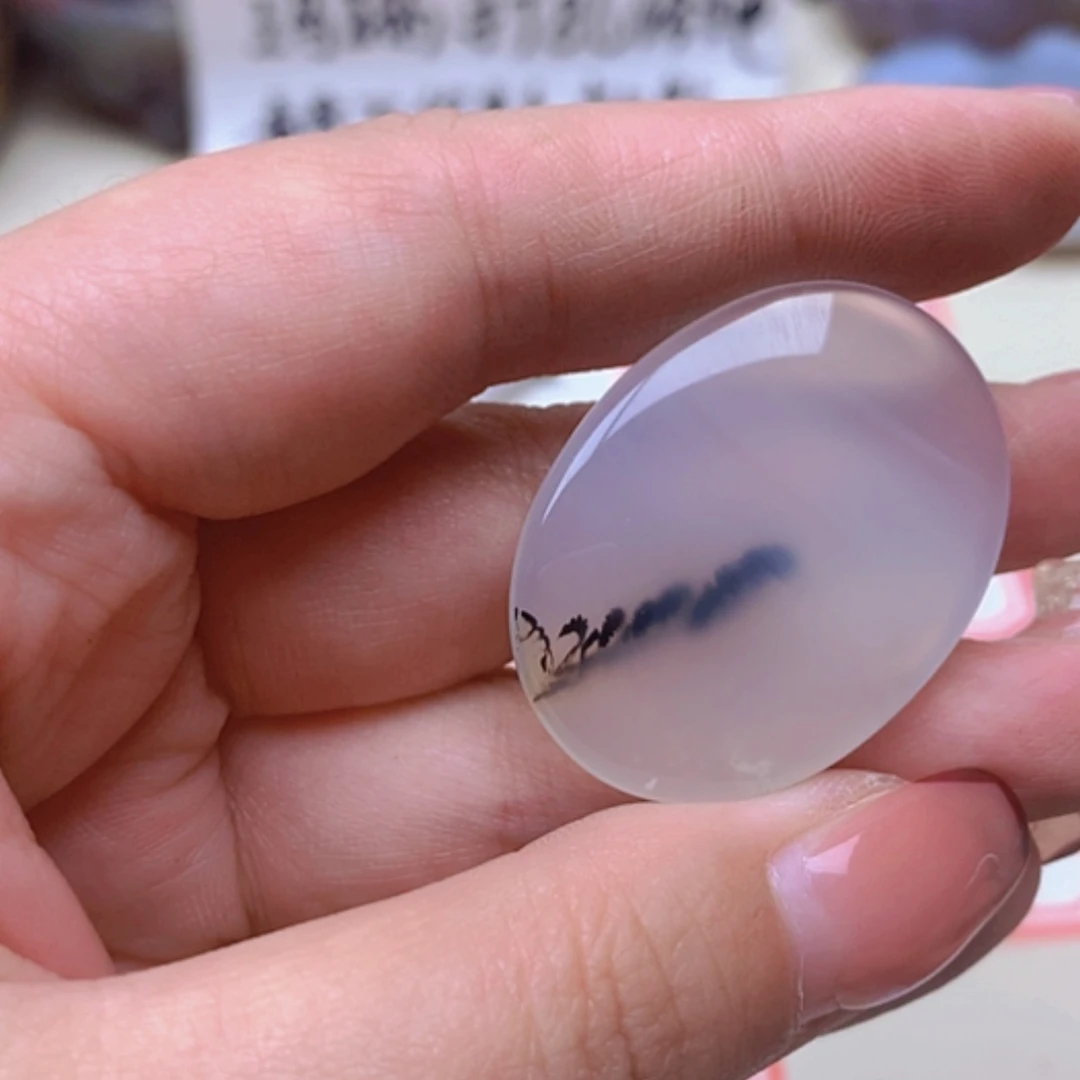 【闪购商品】玛瑙/玉髓未镶嵌珠宝半成品婵**月