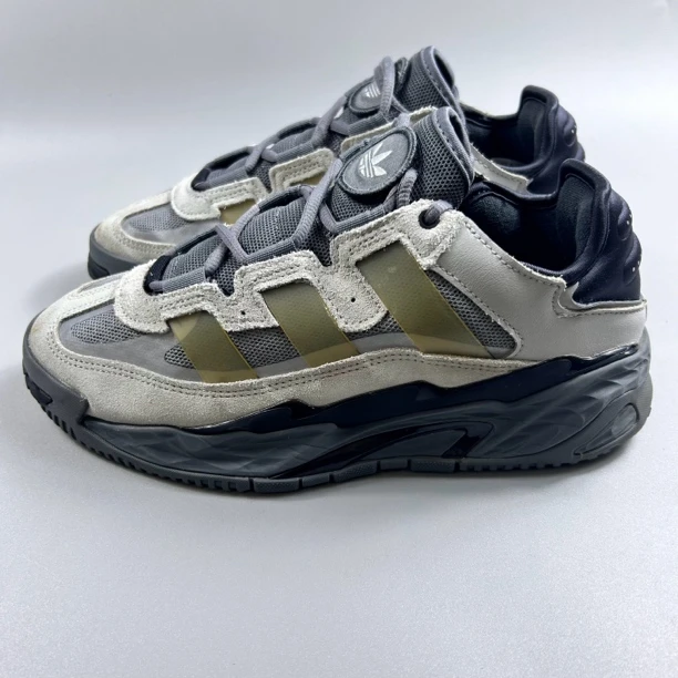 二手正品40码 Adidas NITEBALL 复古运动老爹鞋休闲男缓震跑步鞋