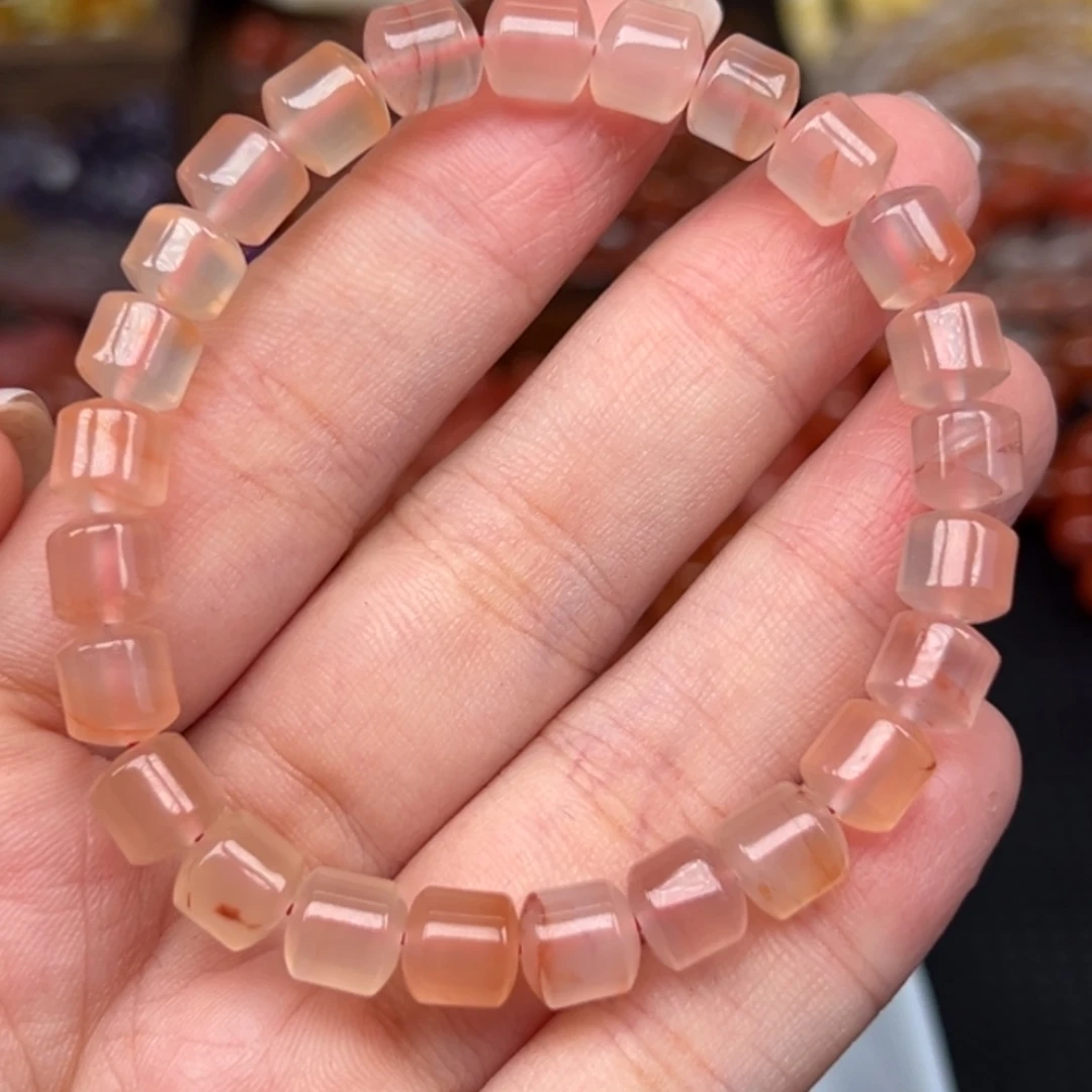 南红玛瑙未镶嵌手链