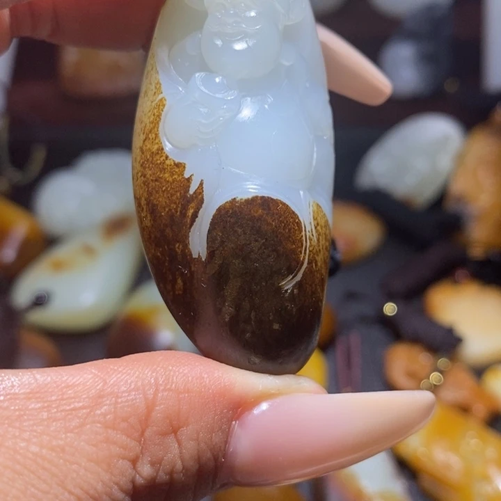 未镶嵌和田玉车挂风****9