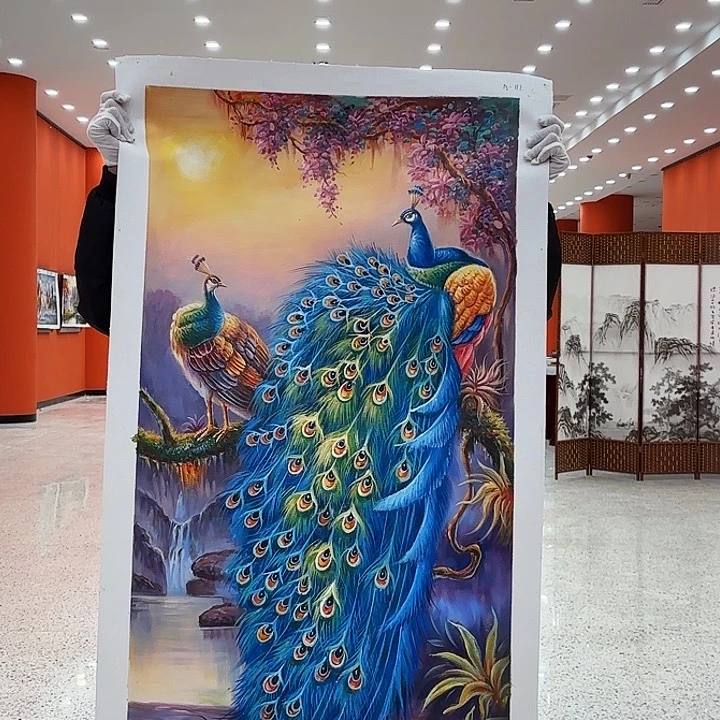 国画二郎老师国际展览原作