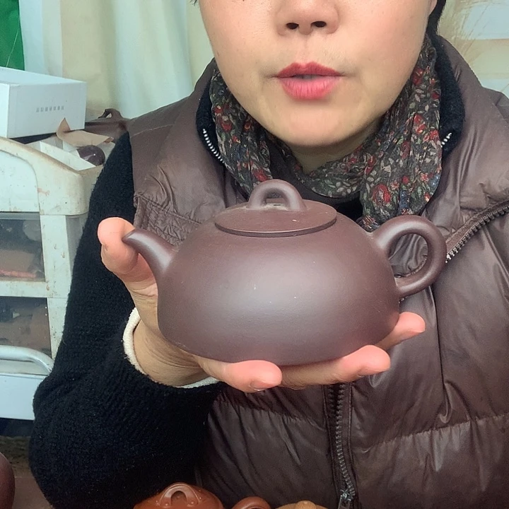 紫泥茶壶瑕疵壶放漏