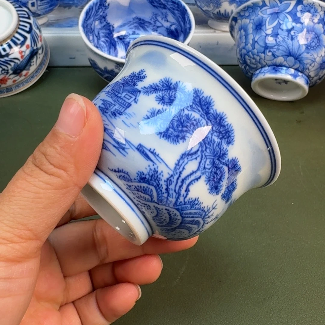 陶景德镇春手绘茶具圆圆206