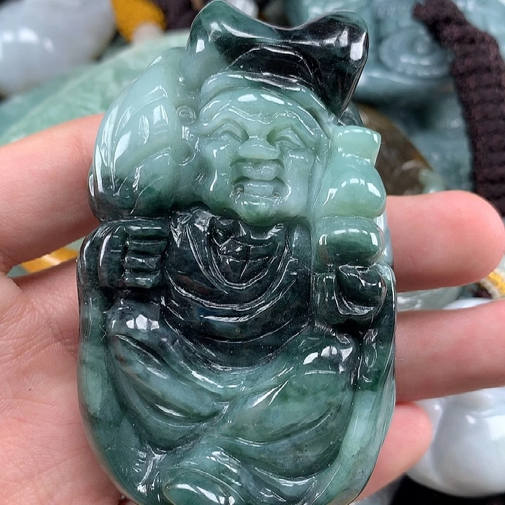 翡翠未镶嵌颈饰天然保真a货