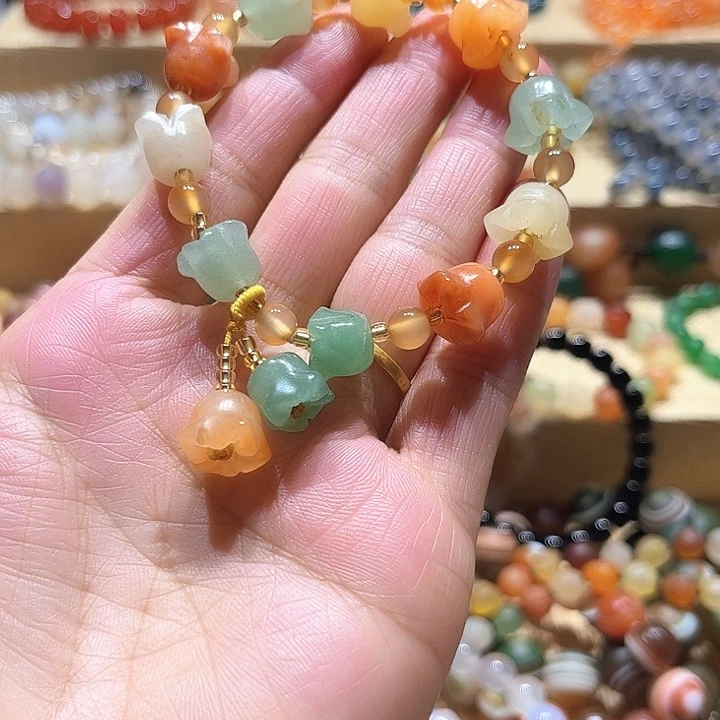 玛瑙/玉髓手链未镶嵌