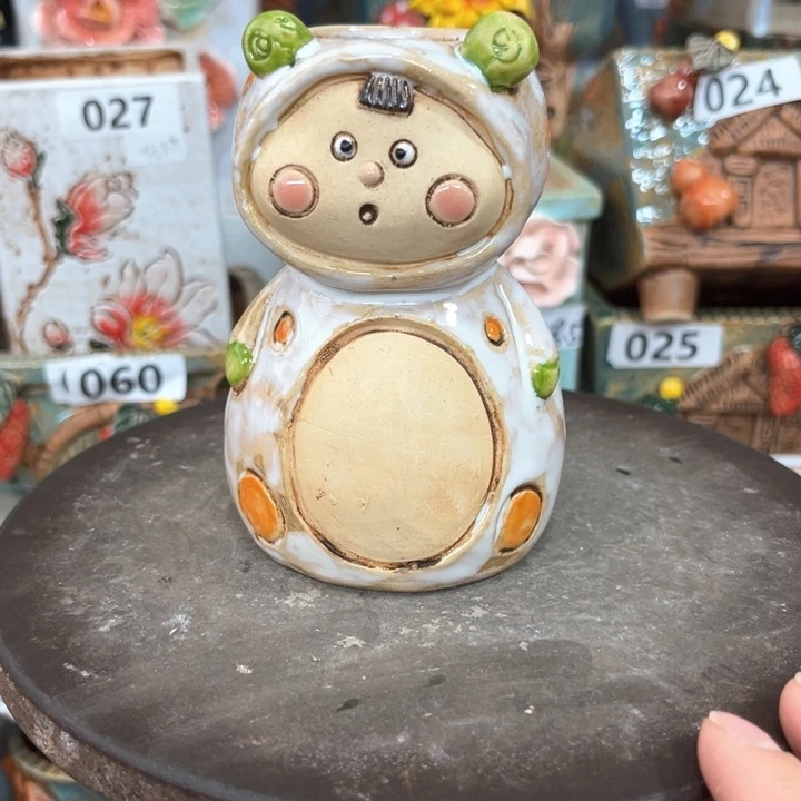 紫砂花盆粗陶材质多肉花盆