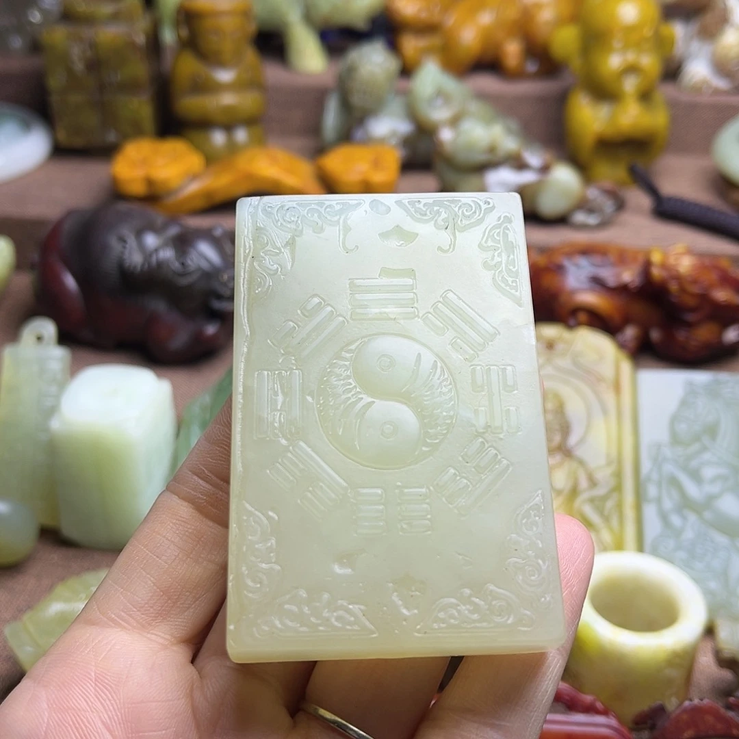 白玉菩提吊坠105。。